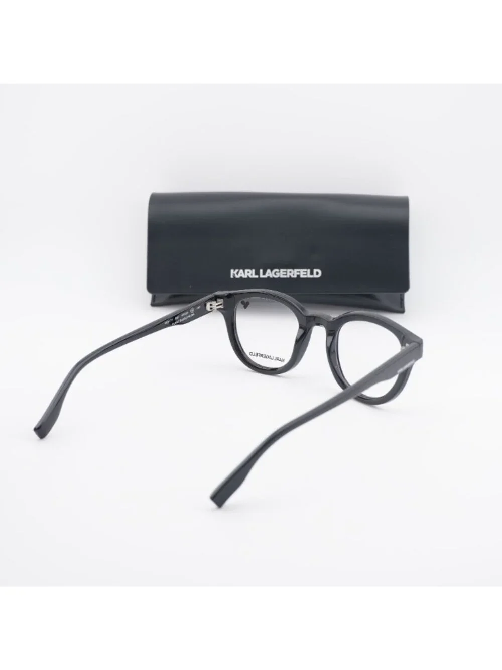 Karl Lagerfeld KL6177 001 Eyeglasses Black 47mm Round Frame